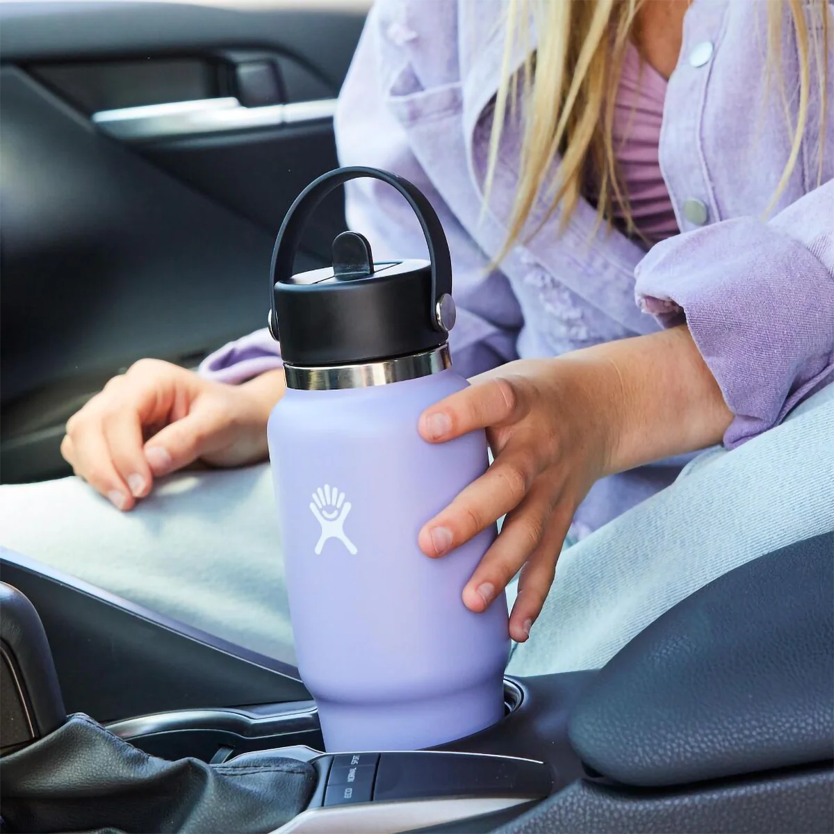 32 oz Wide Flex Straw Travel Bottle - Image 5