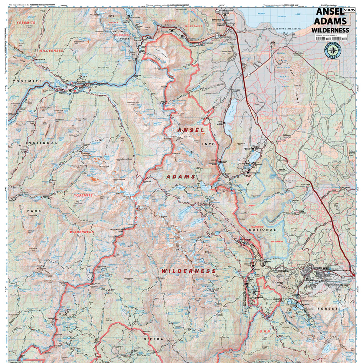 Ansel Adams Wilderness Map - Image 2