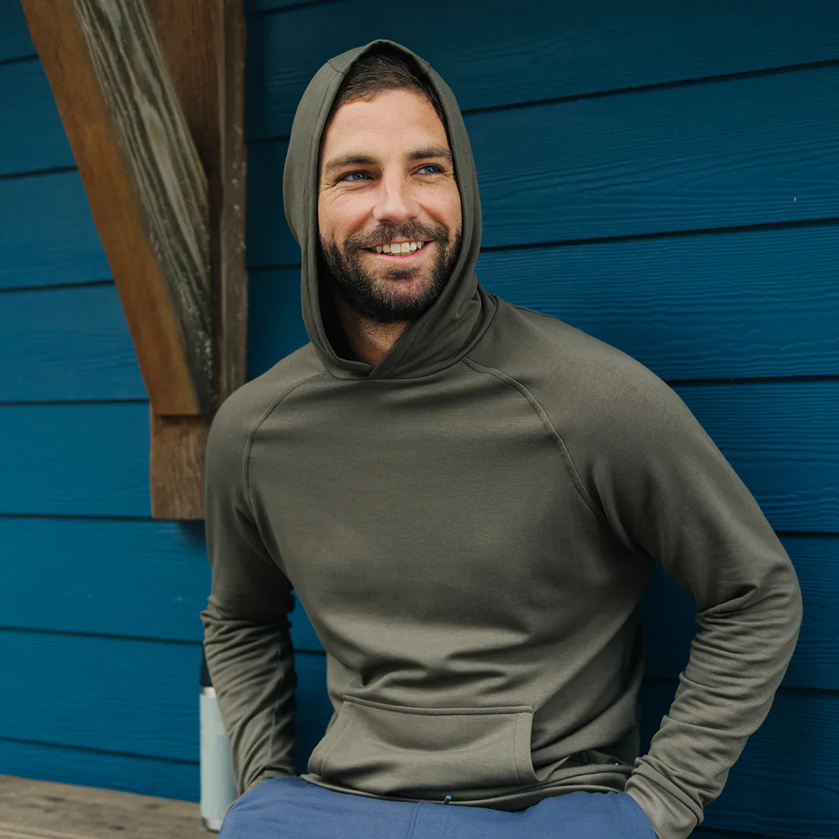 Men's Bamboo Lightweight Fleece Hoodie - Image 4
