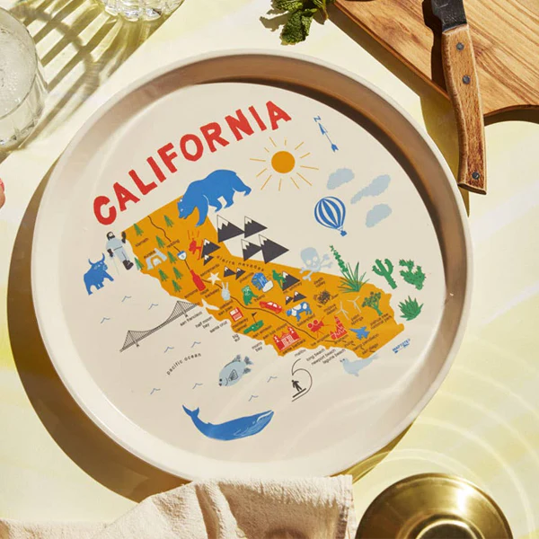 California Round Tray - Image 4