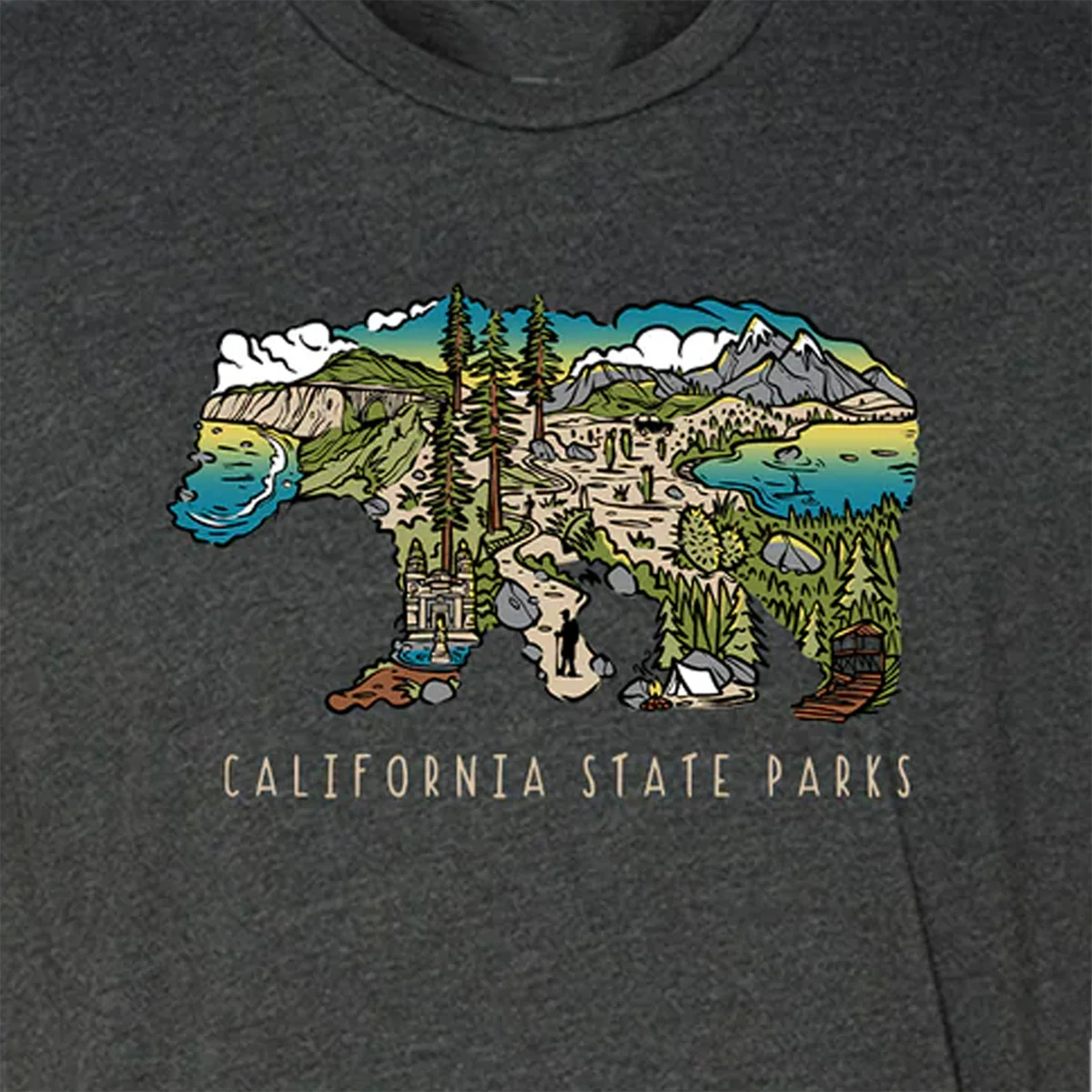 Men's California State Parks Bear - Image 2