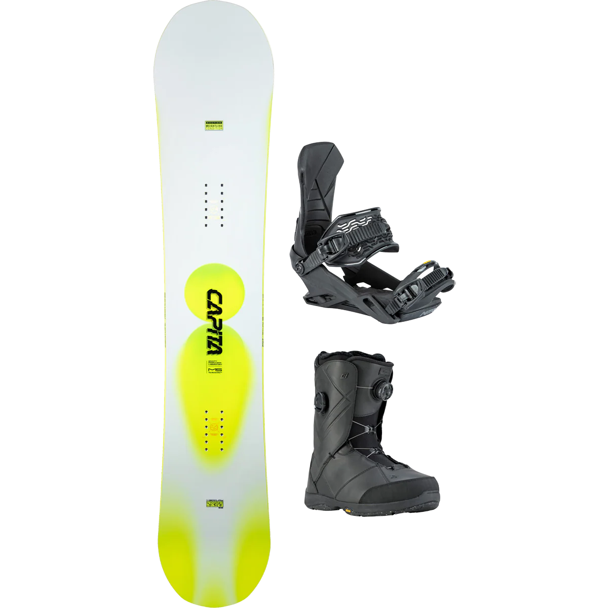 Capita Mercury Demo Snowboard Package