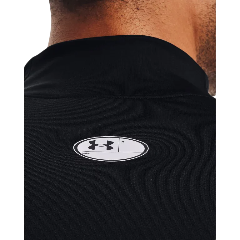 Men's ColdGear Armour Fitted Mock Long Sleeve - Image 6