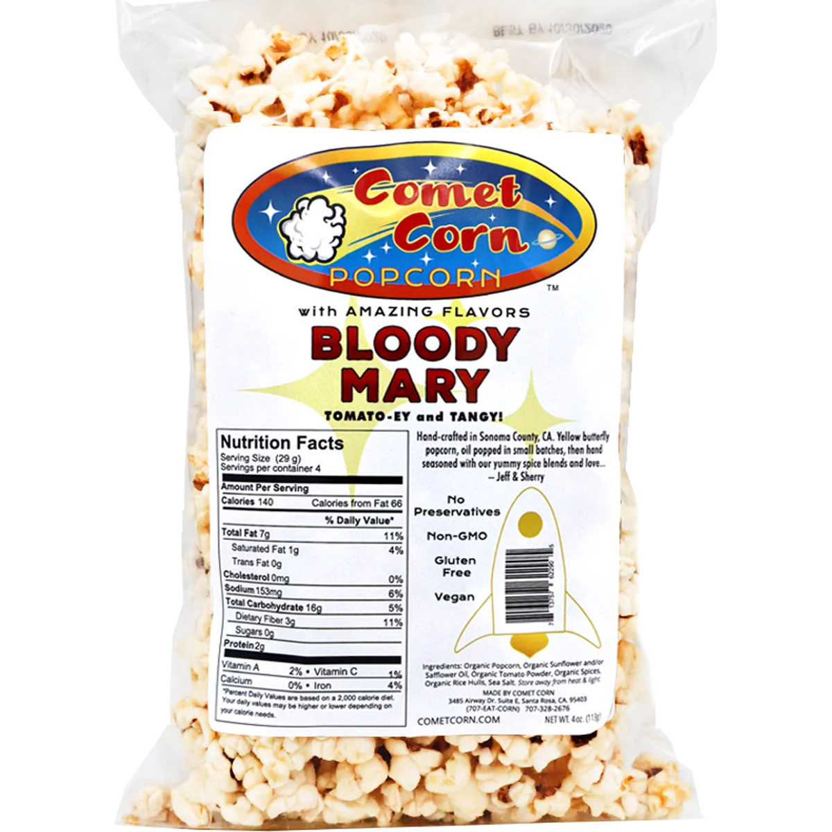 Comet Corn Popcorn 4.0 oz - Image 3