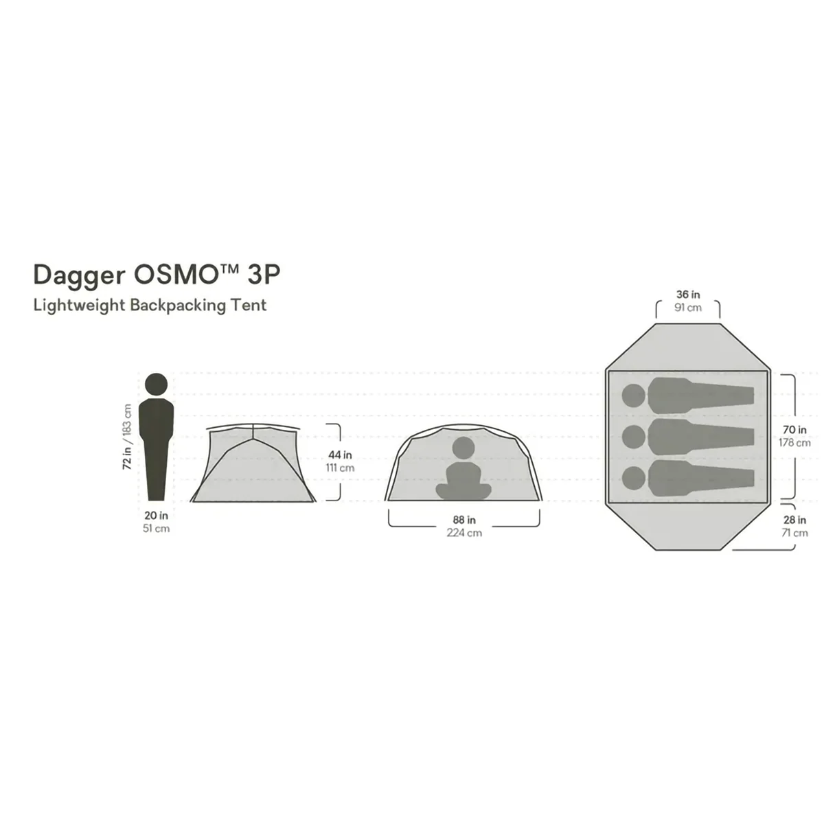 Dagger OSMO 3 Person - Image 17