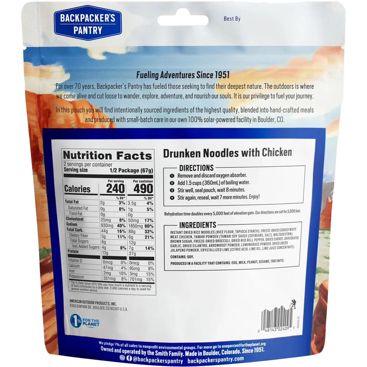 Drunken Noodles with Chicken (2 Servings) - Image 3