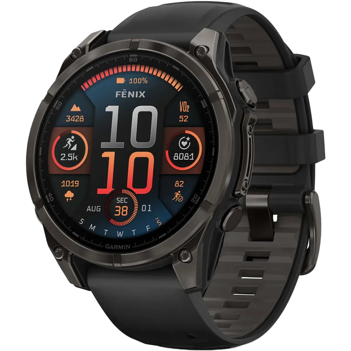 Fenix 8 Sapphire 47mm Amoled - Carbon Gray