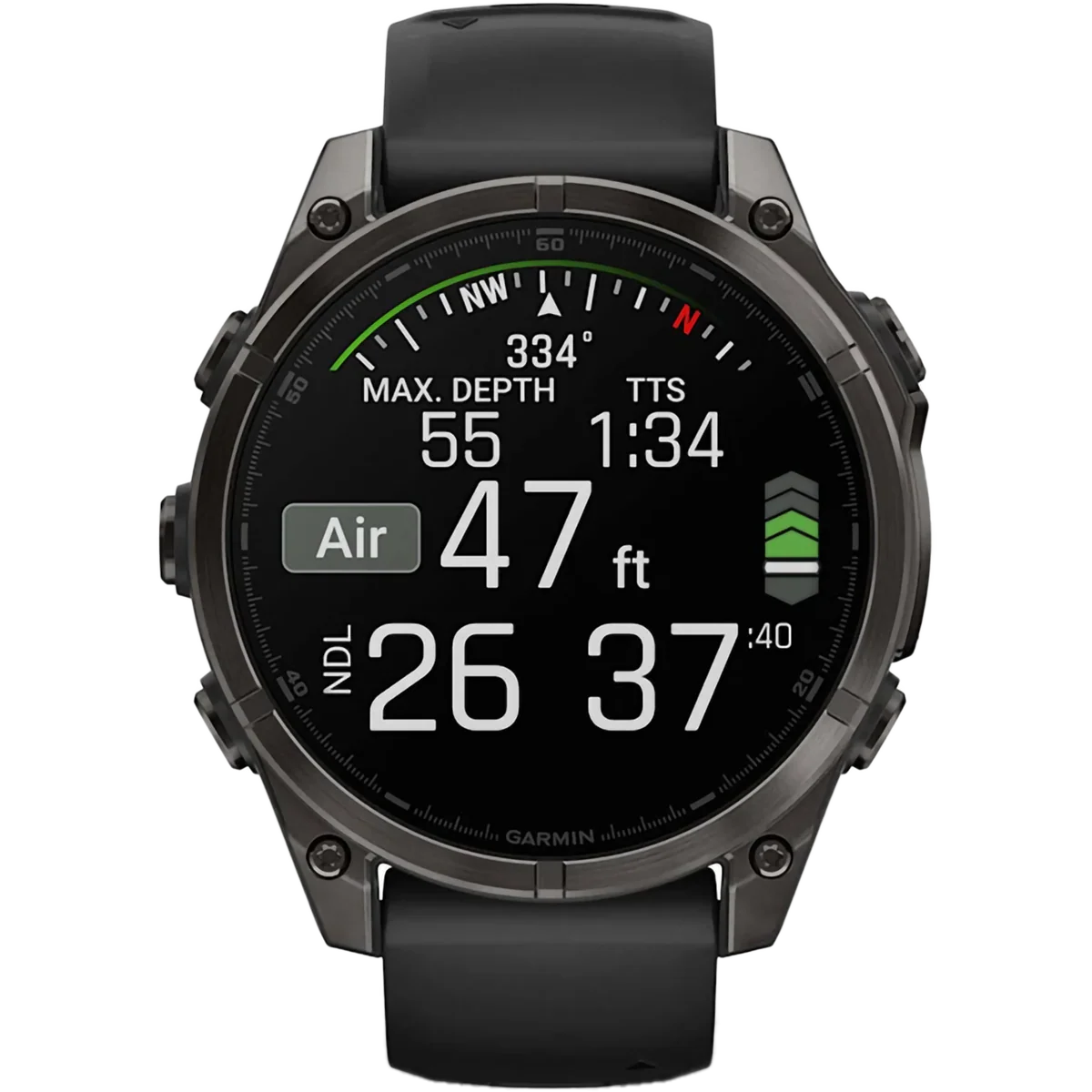 Fenix 8 Sapphire 47mm Amoled - Carbon Gray - Image 6
