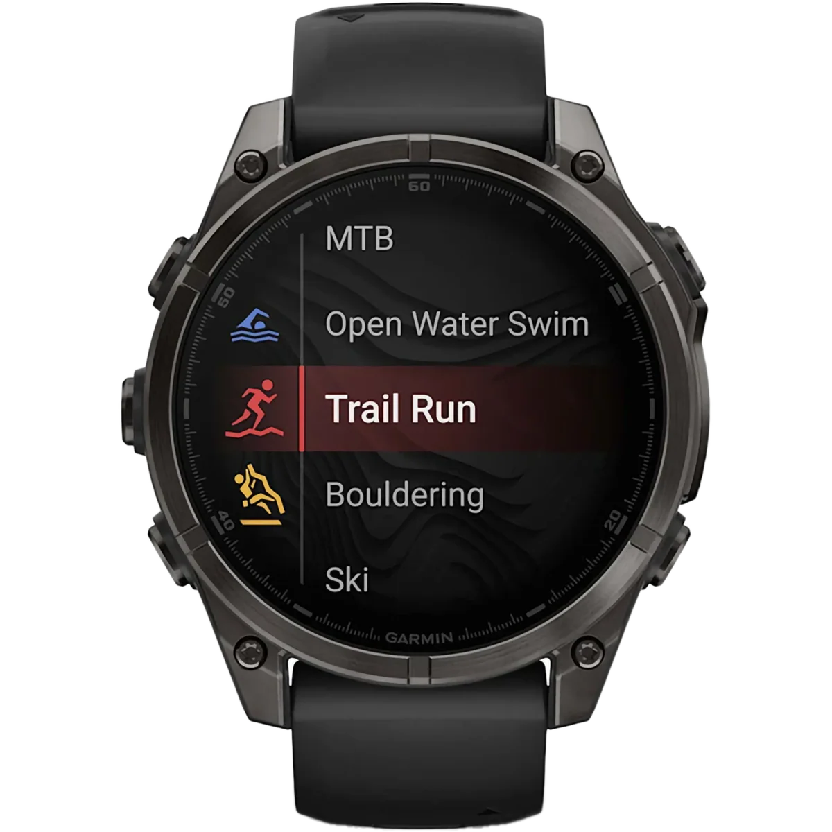 Fenix 8 Sapphire 47mm Amoled - Carbon Gray - Image 8