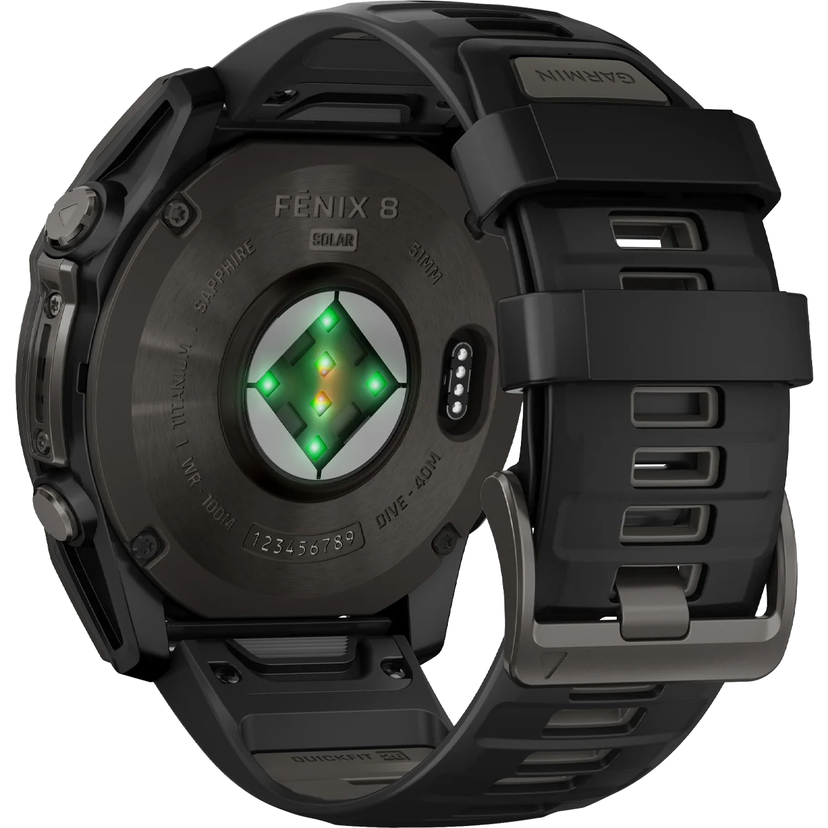 Fenix 8 Solar Sapphire 51mm - Carbon Gray - Image 2