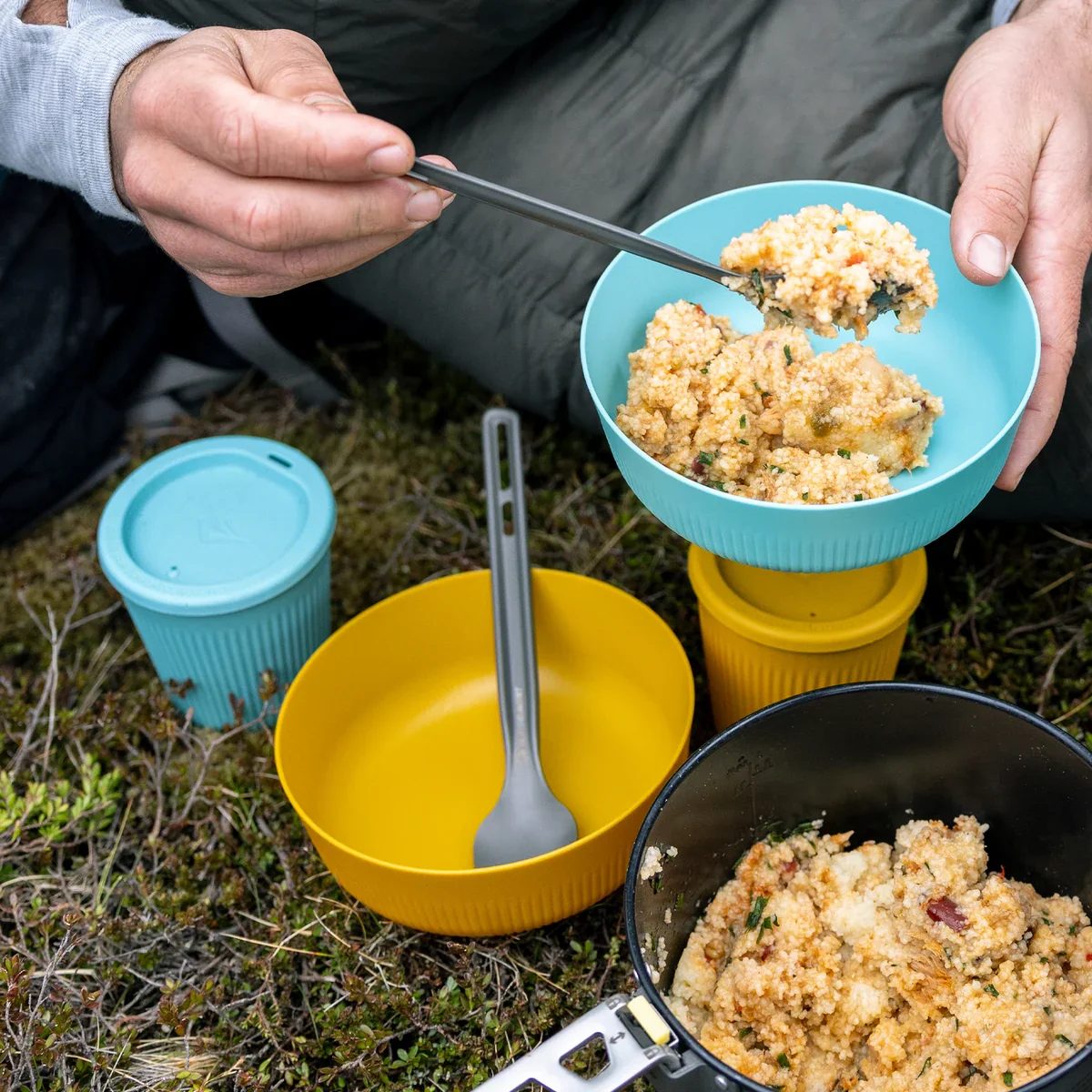 Frontier Ultralight Long Handle Spoon & Spork Cutlery Set - Image 4