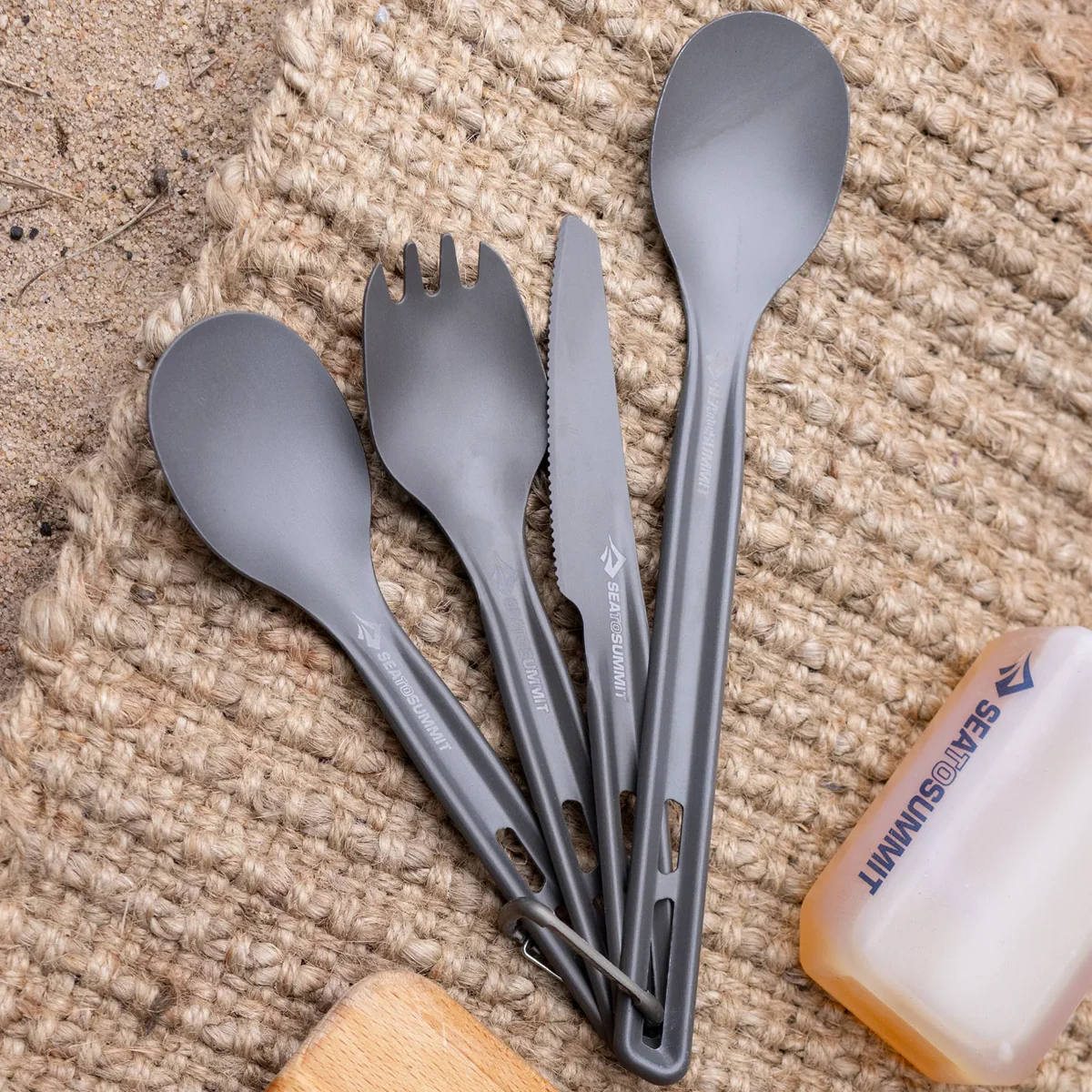 Frontier Ultralight Spork & Knife Cutlery Set - Image 4