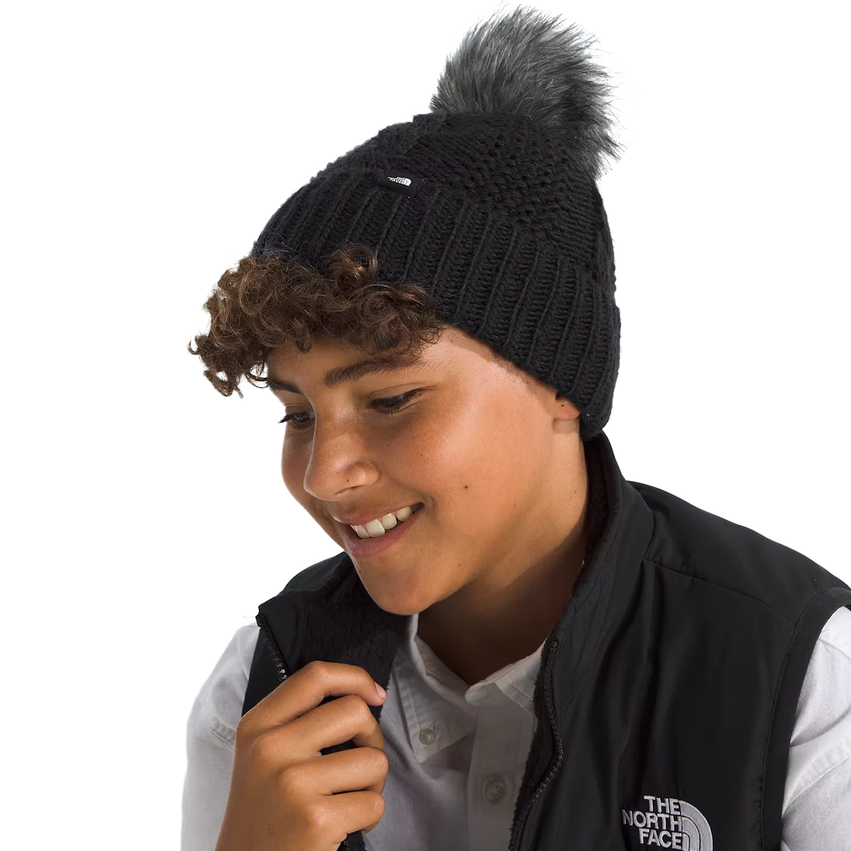 Youth Oh Mega Fur Pom Beanie - Image 4