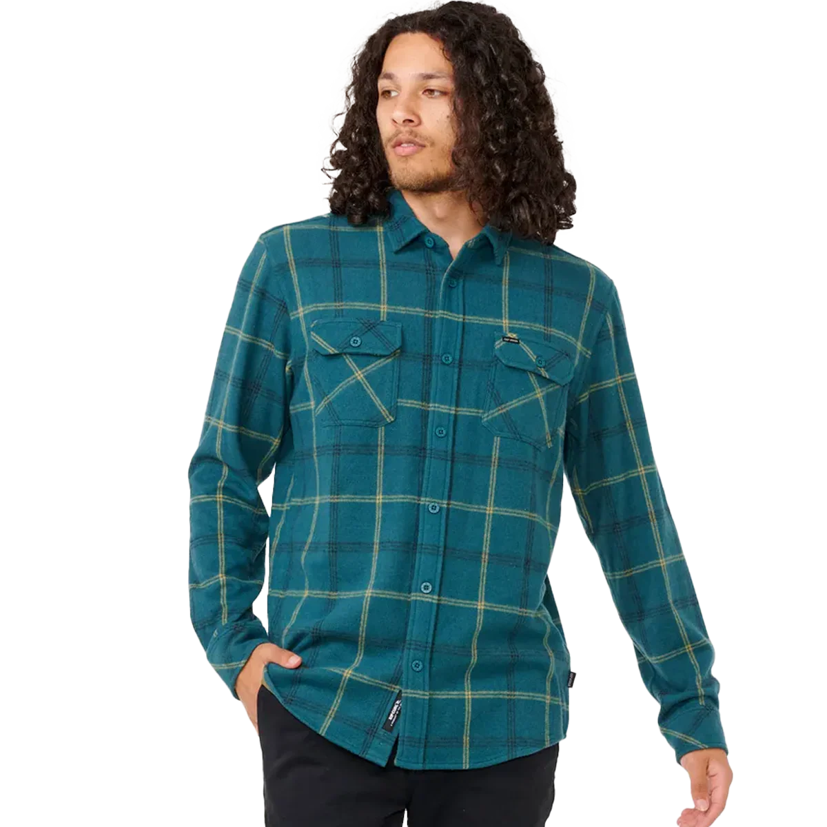 Men's Grid Long Sleeve Shirt