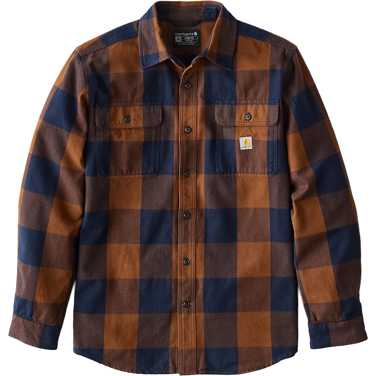 Men's Heavyweight Flannel Long Sleeve Plaid Shirt