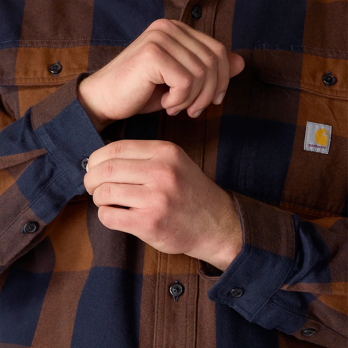 Men's Heavyweight Flannel Long Sleeve Plaid Shirt - Image 6