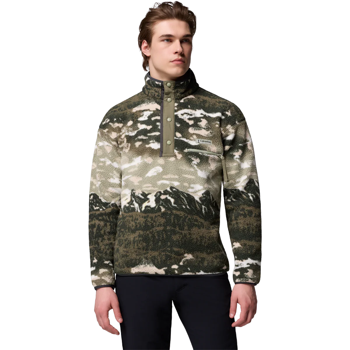 Men's Helvetia II Printed 1/2 Snap Pullover