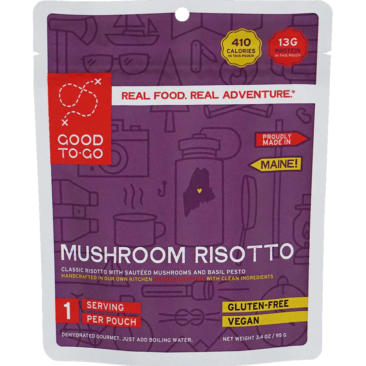 Herbed Mushroom Risotto (1 Serving)