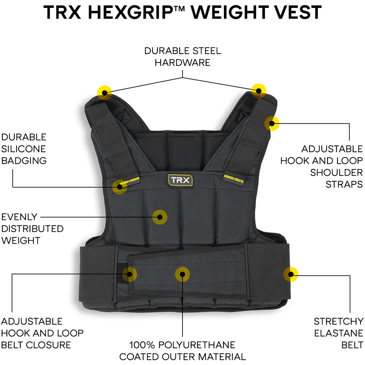 Hexgrip 20 lb Weight Vest - Image 7