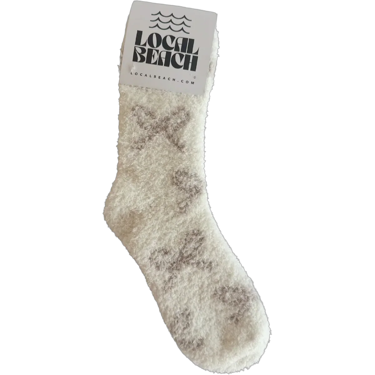 Local Beach Bow Cozy Socks - Image 2