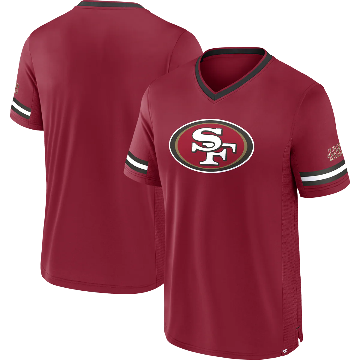 Men's 49ers Stripe Stacking Poly Fashion Top - Image 3