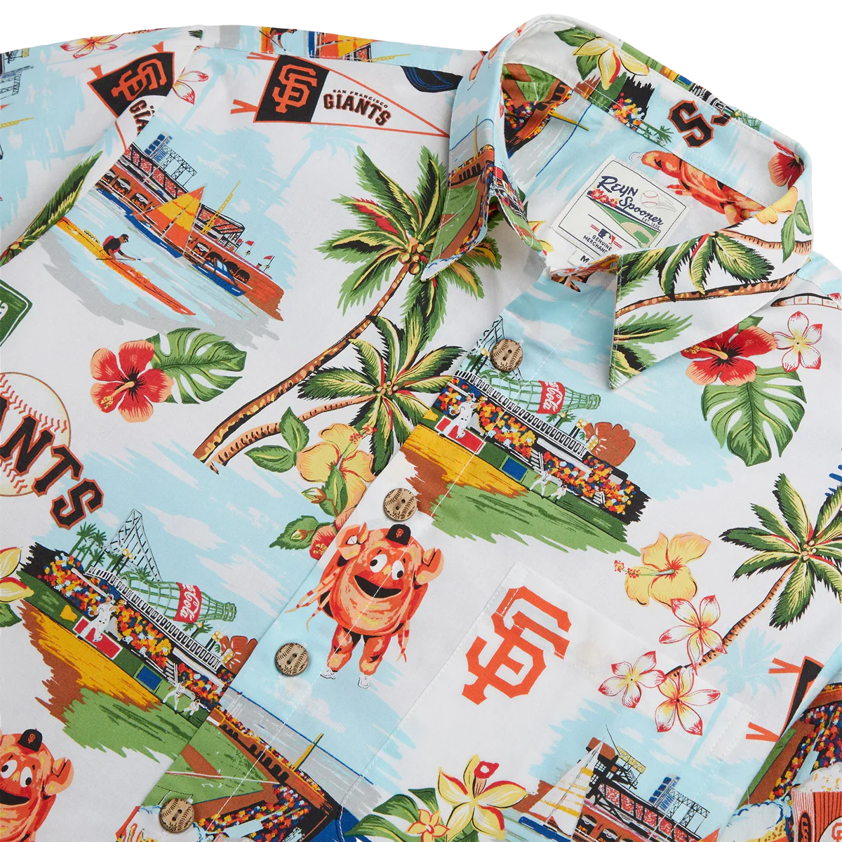 Men's Giants Scenic Button Down - Image 2