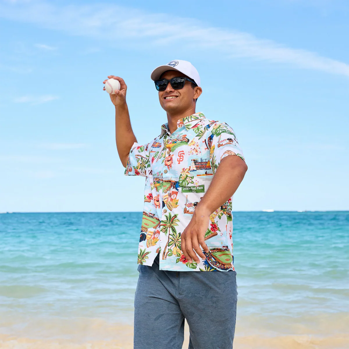 Men's Giants Scenic Button Down - Image 3