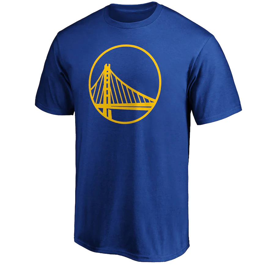 Men's Warriors Cotton Primary Logo Short Sleeve
