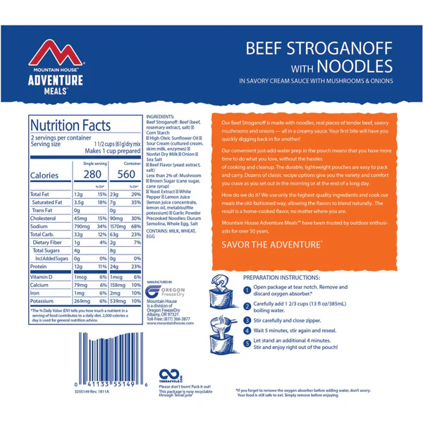 Beef Stroganoff w/ Noodles (2 Servings) - Image 2
