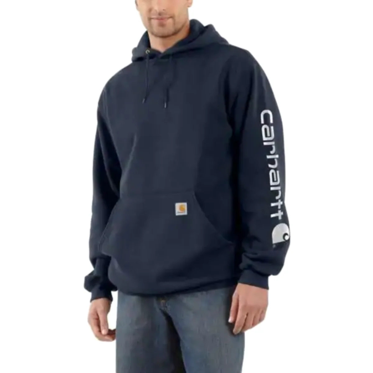 Men's Midweight Logo Hooded Sweatshirt - Image 5