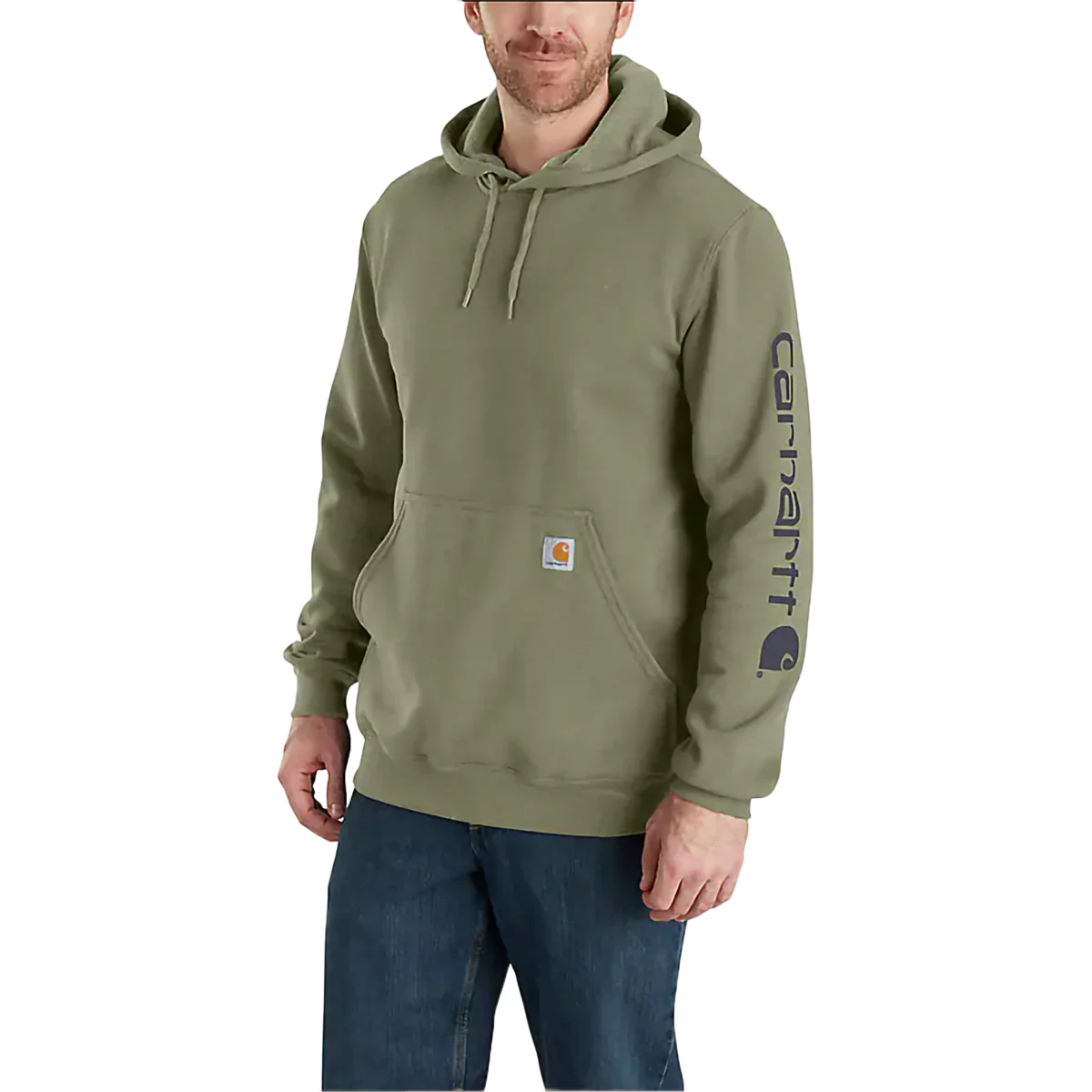 Men's Midweight Logo Hooded Sweatshirt - Image 8