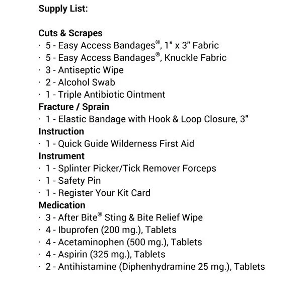 Mountain Day Tripper Lite Medical Kit - Image 2
