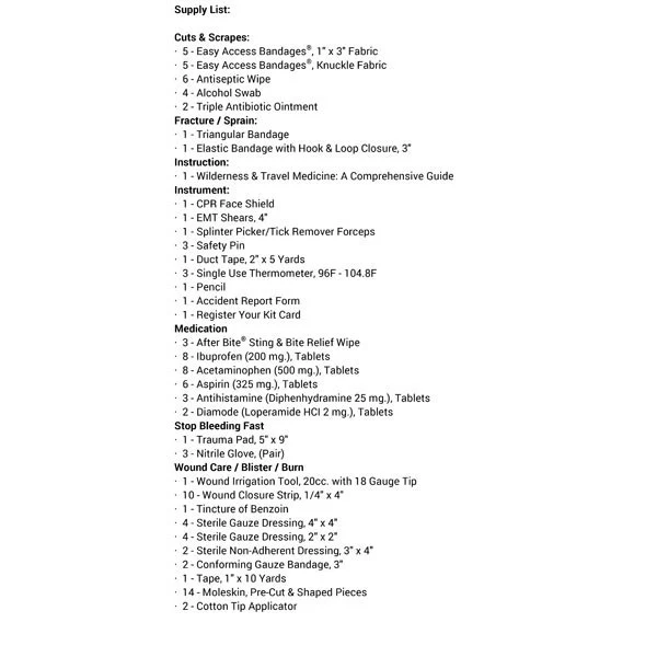 Mountain Explorer Medical Kit - Image 2