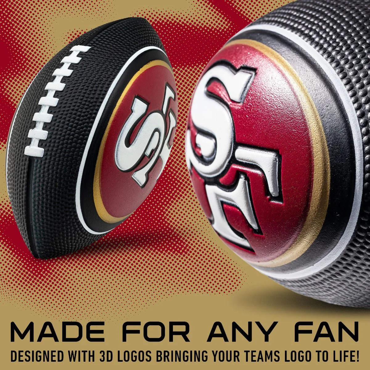 NFL Air Tech Mini Football 49ERs - Image 4