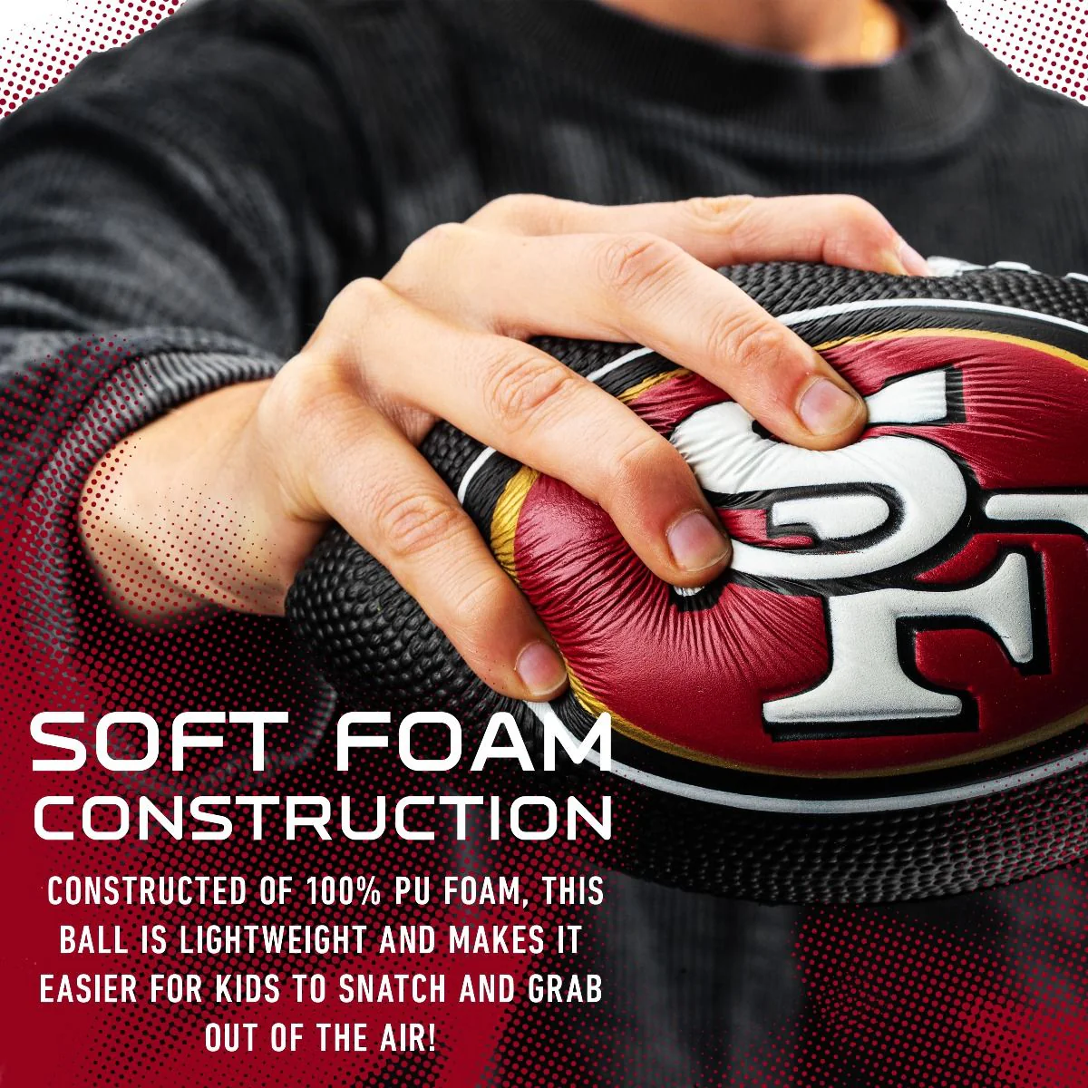NFL Air Tech Mini Football 49ERs - Image 5