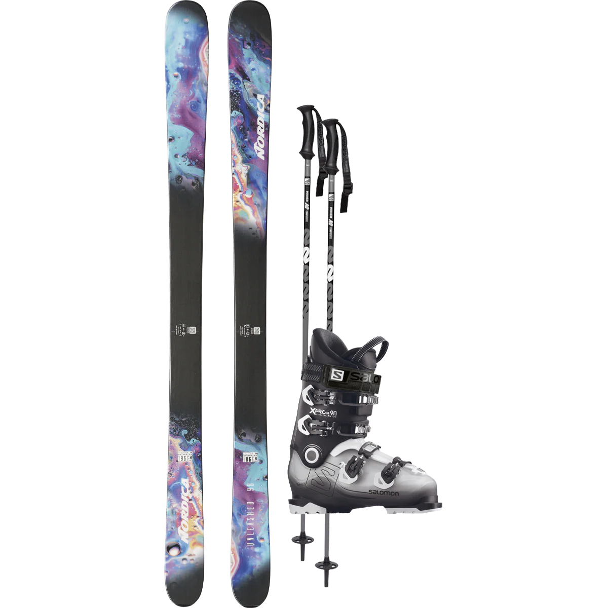 Nordica Unleashed 98 Demo Ski Package