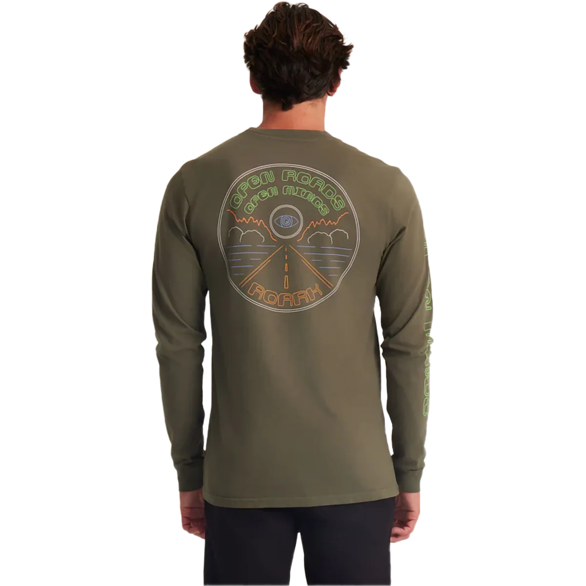 Men's Open Roads Long Sleeve Premium Tee - Image 4