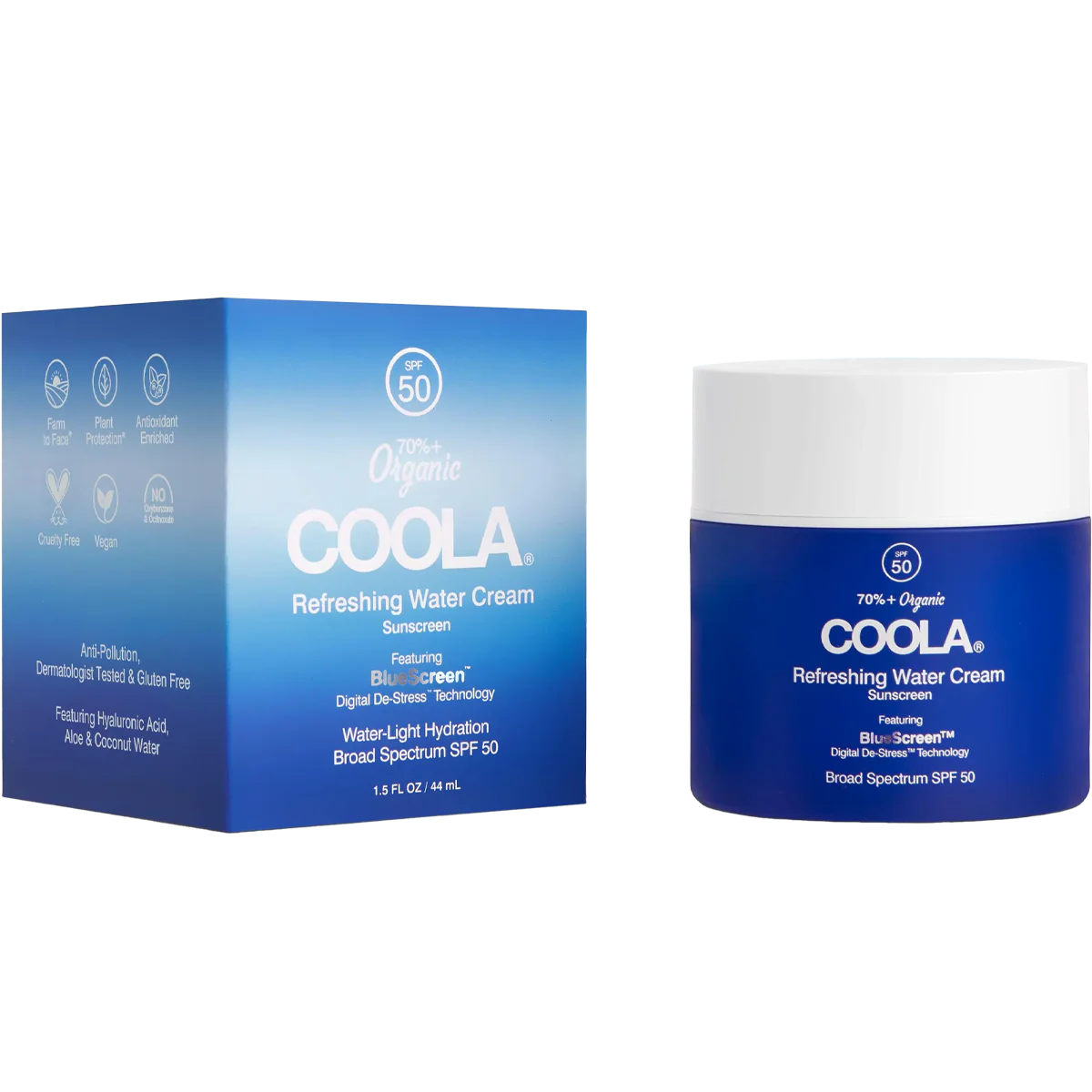 Refreshing Water Cream Organic Face Sunscreen SPF 50