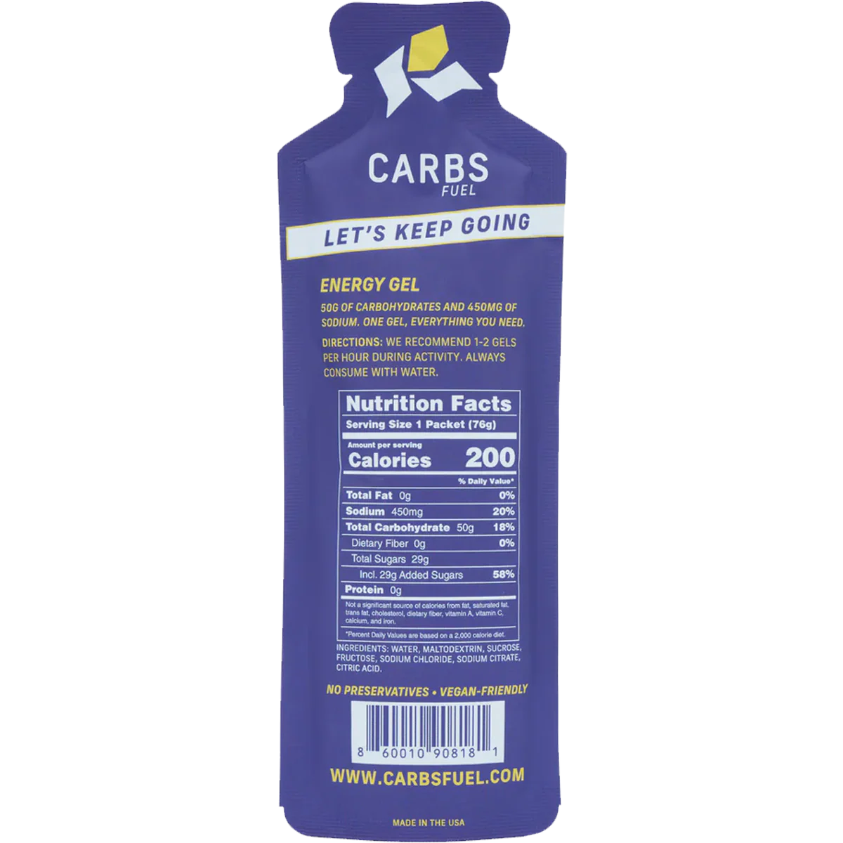 Salted Original 50g Energy Gel - Image 5