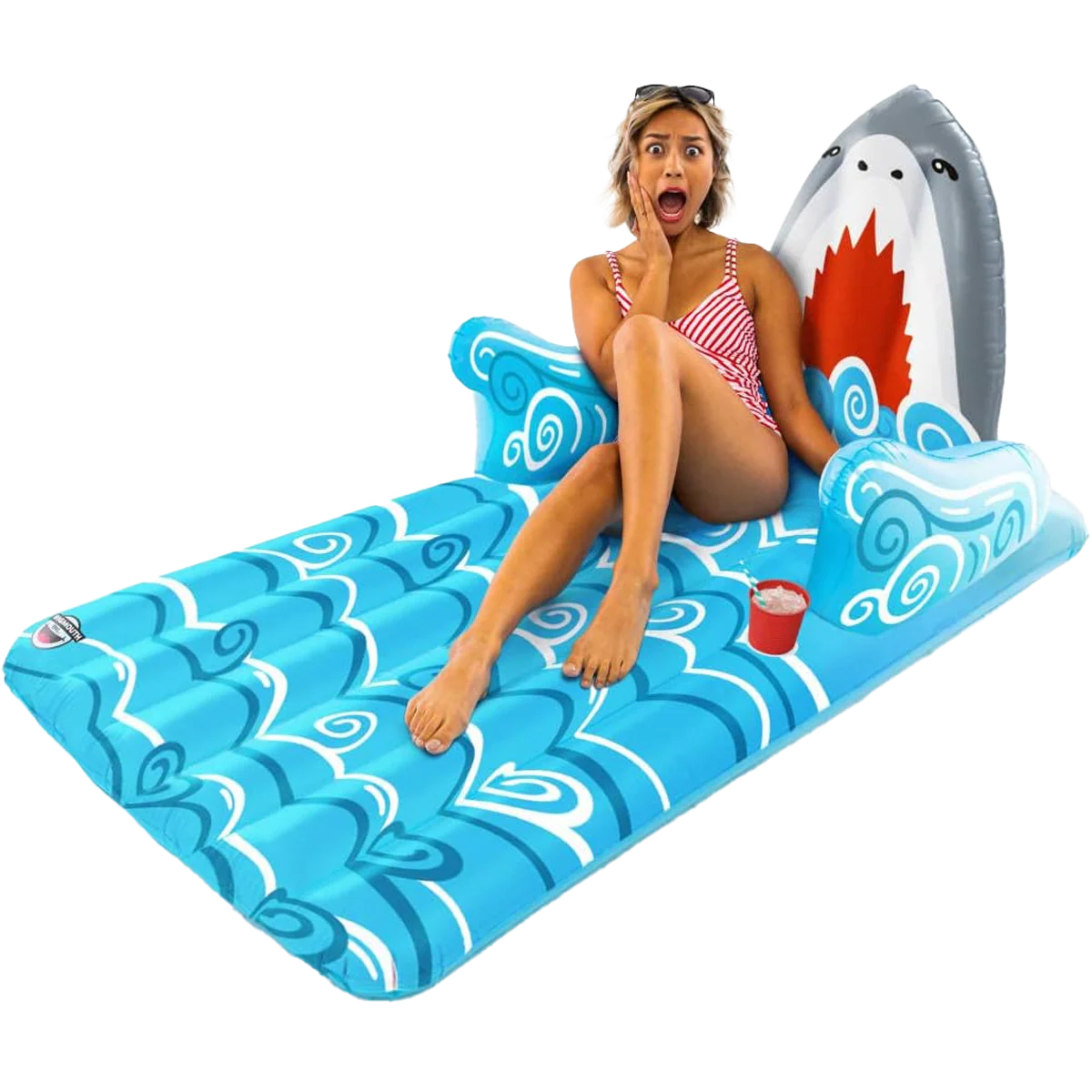 Shark Pool Lounger Float - Image 2