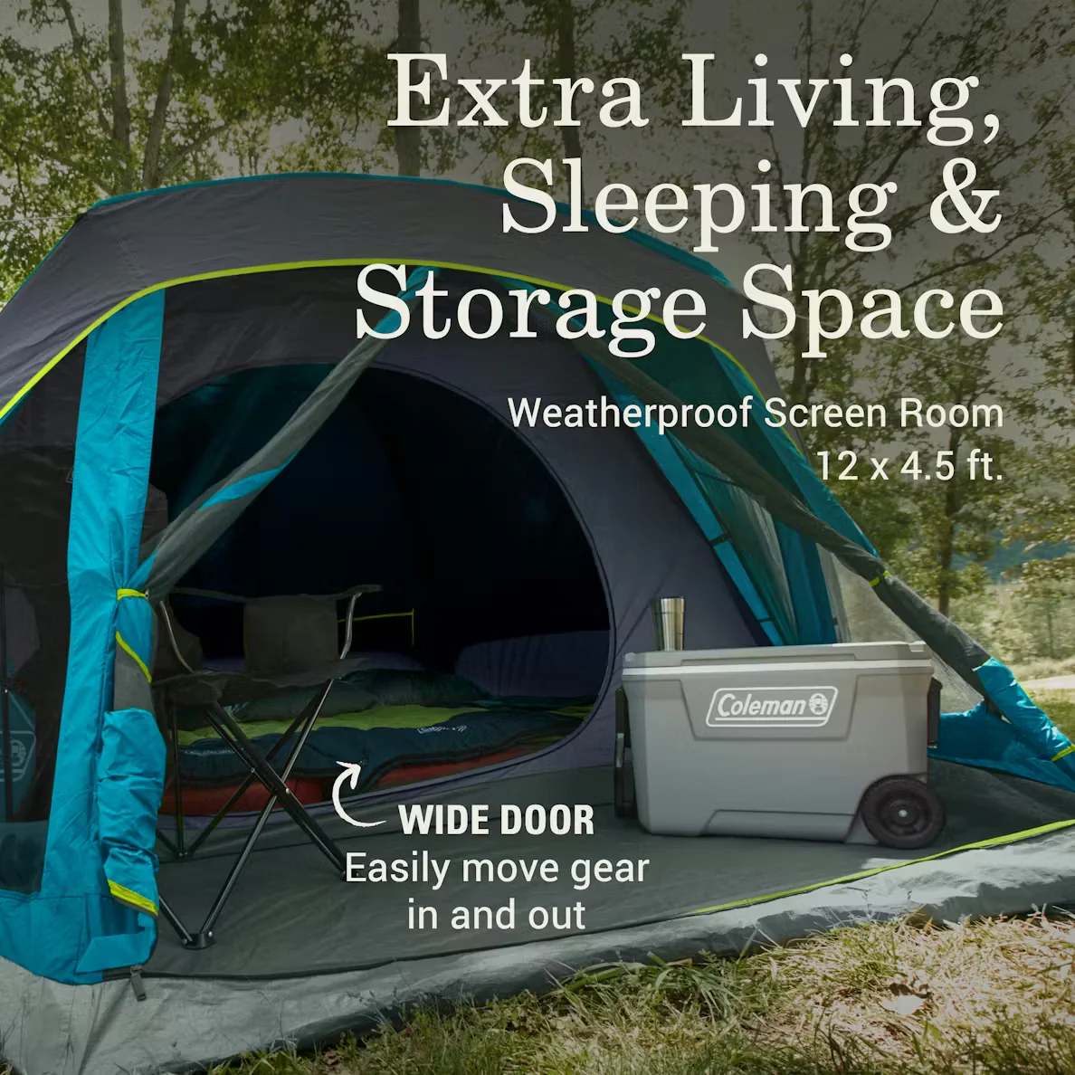 Skydome Tent 8 Person Screen Room Dark Room - Image 5