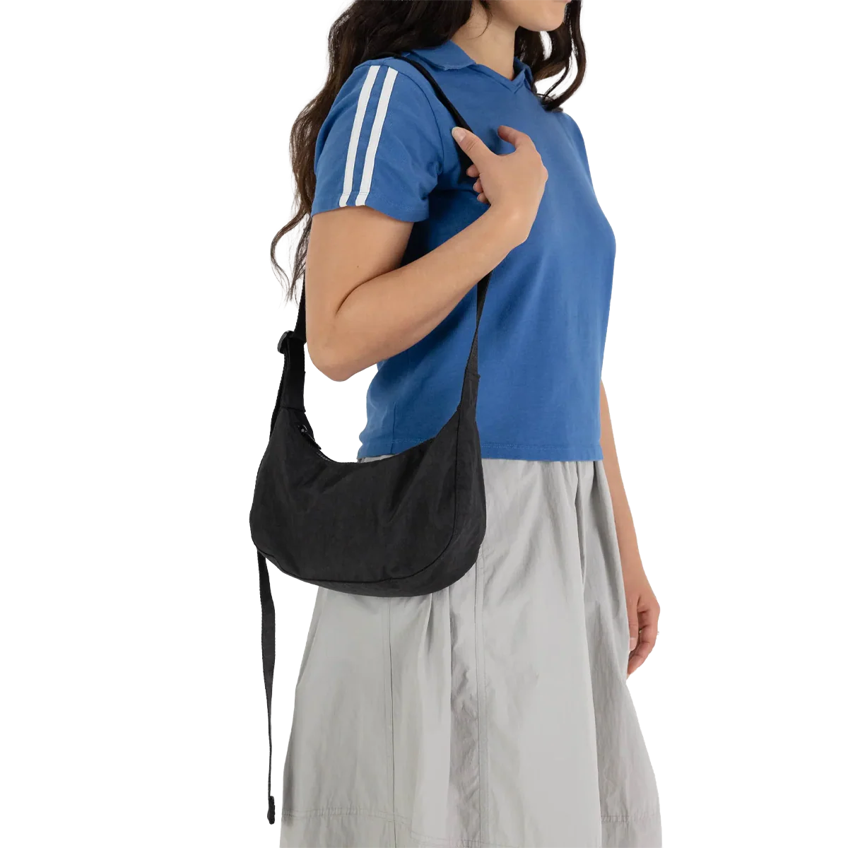 Small Nylon Crescent Bag - Image 6