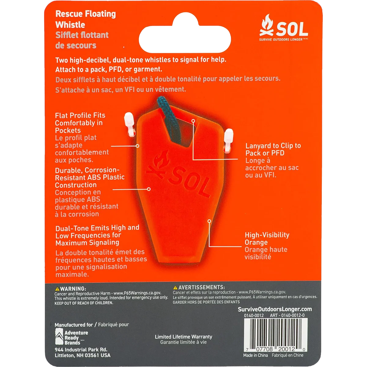 Rescue Floating Whistle (2 Pack) - Image 3