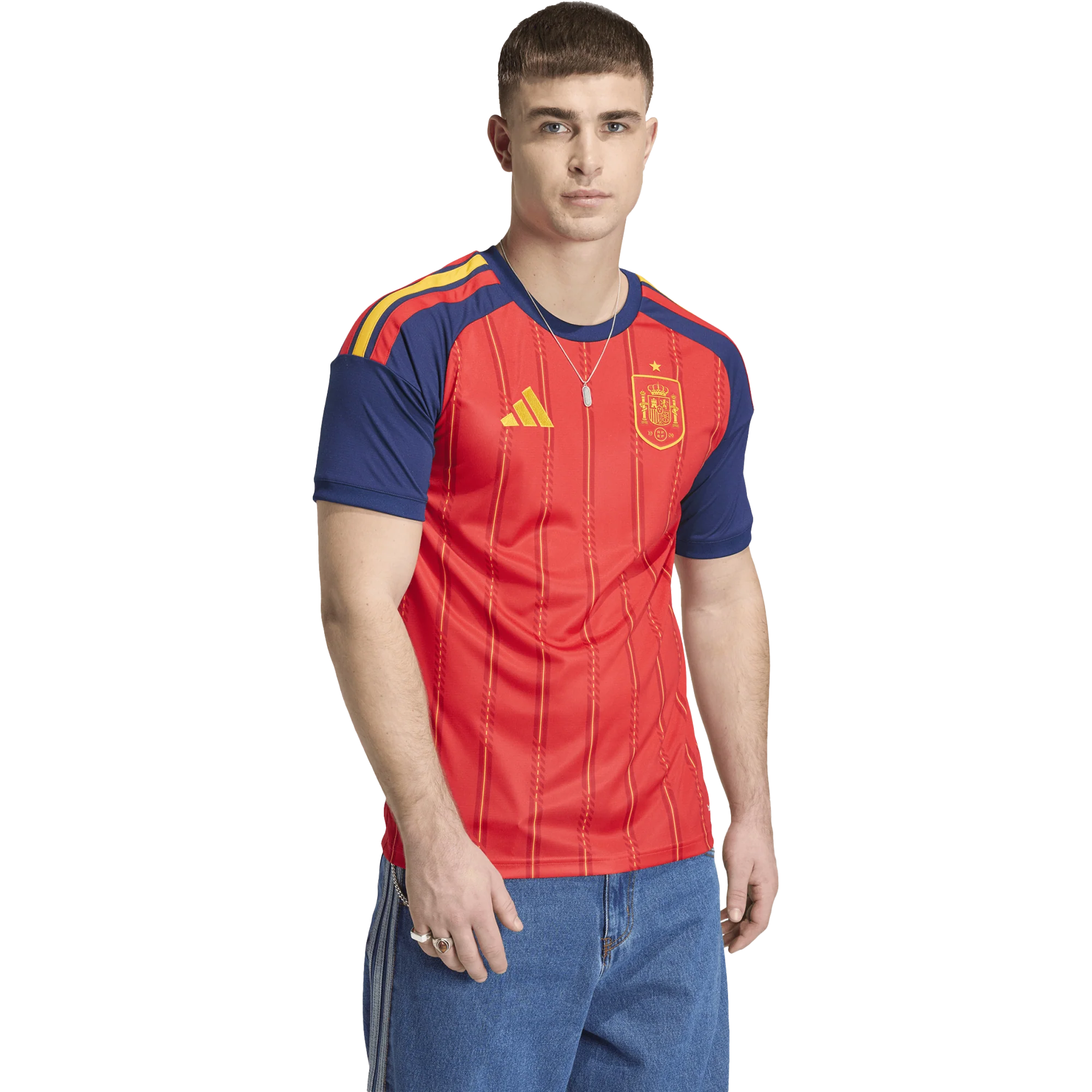 Men's Spain Home Replica Jersey - Image 3