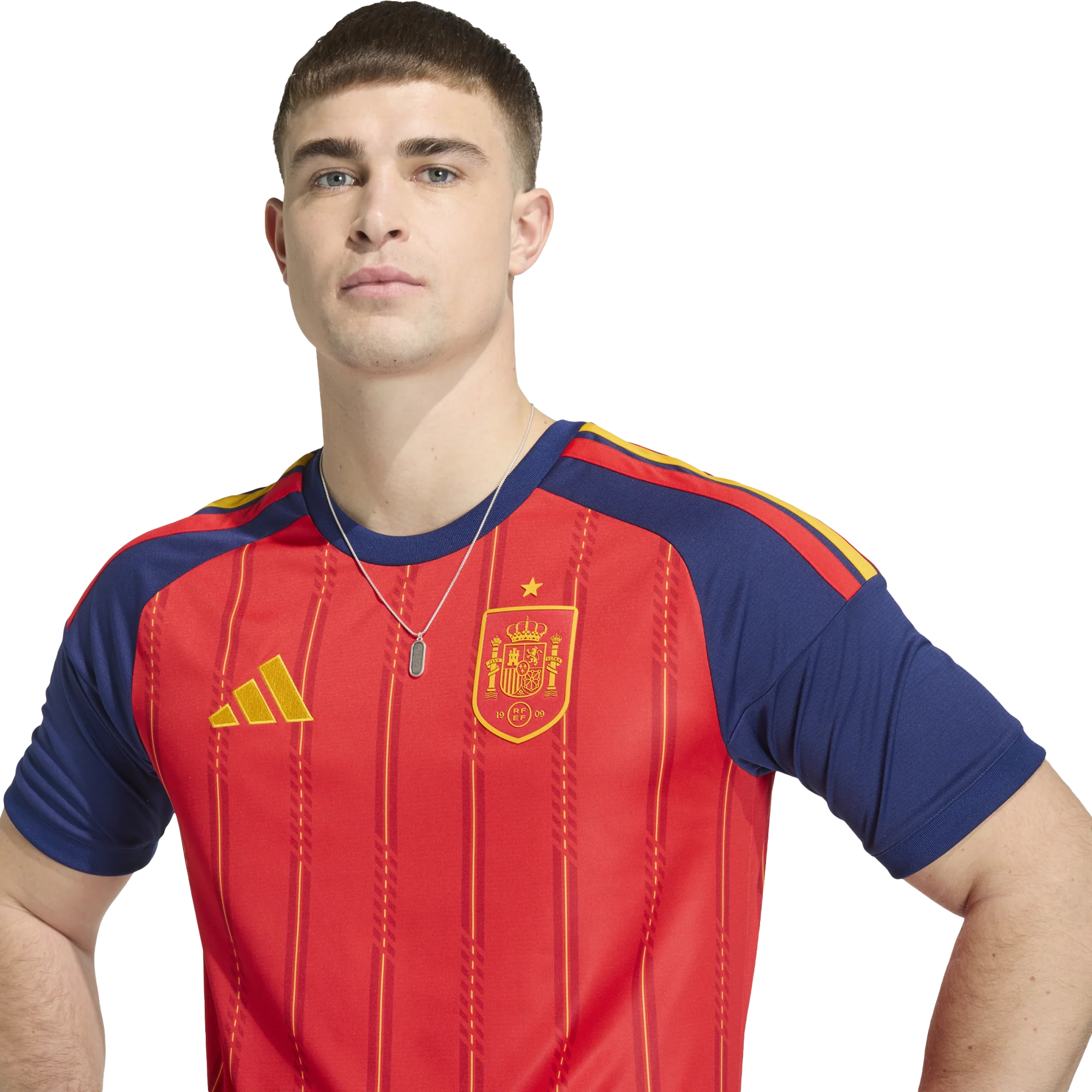 Men's Spain Home Replica Jersey - Image 4