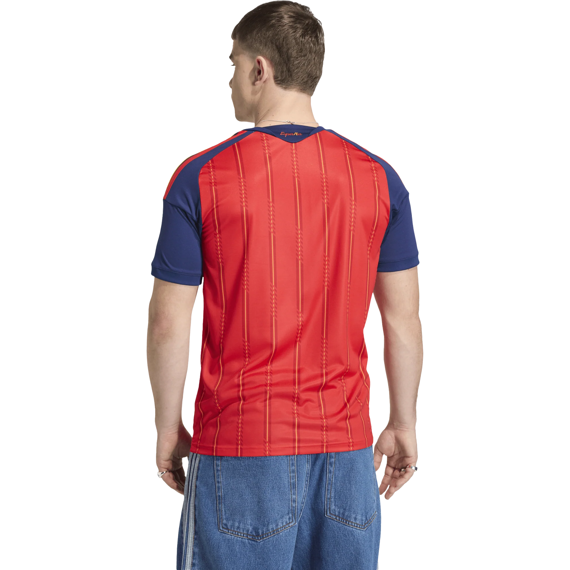 Men's Spain Home Replica Jersey - Image 6