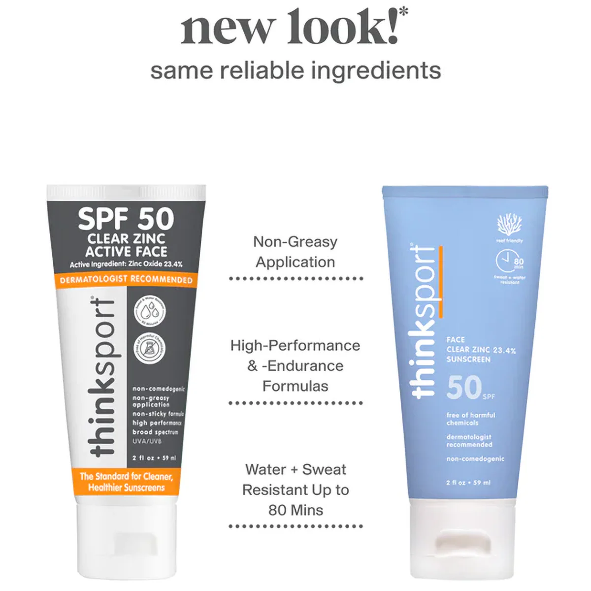 Thinksport SPF 50 Clear Zinc Active Face - Image 3