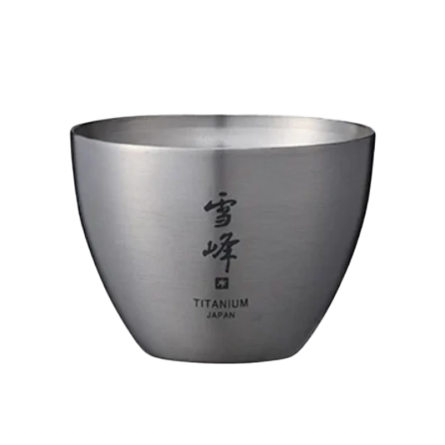 Titanium Sake Double Wall Cup