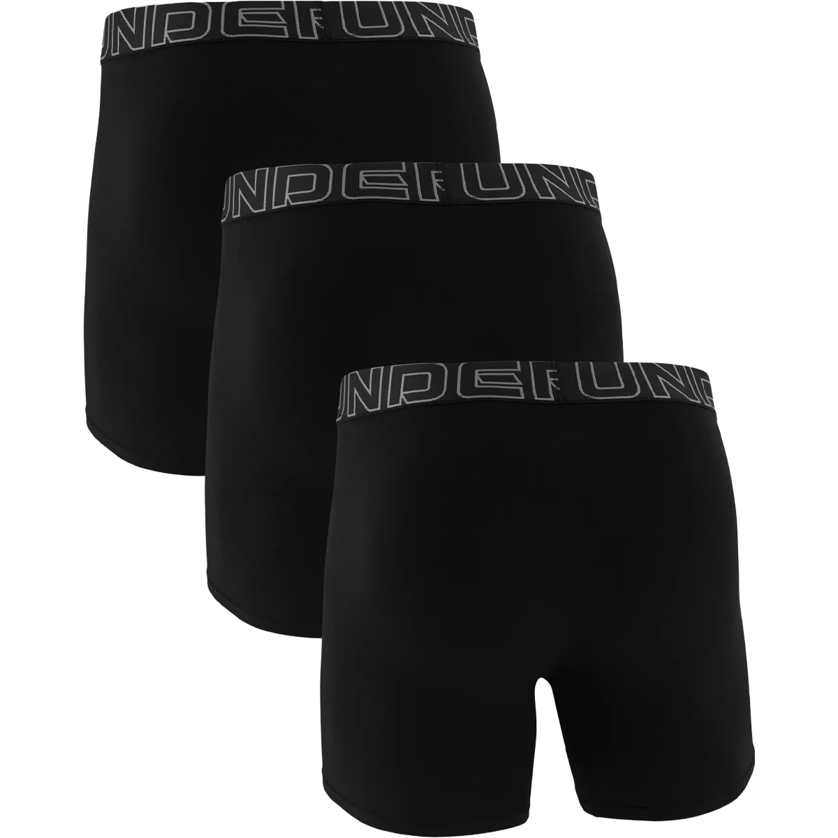 UA Performance Cotton 6" Boxer Brief 3-Pack - Image 2