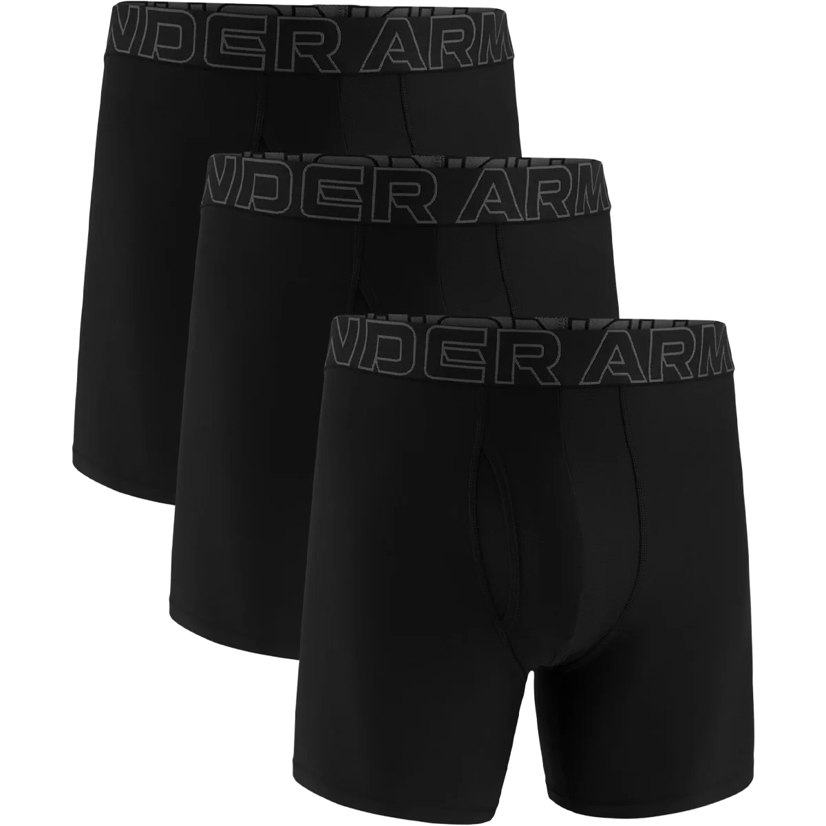 UA Performance Tech 6" Boxer Brief 3-Pack - Image 2